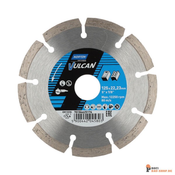 nortonschleifmittel/NORTON_schleifmittel_70184625176 Blades Norton Vulcan-VULCAN UNI-125x22.23-7.5x2_150575